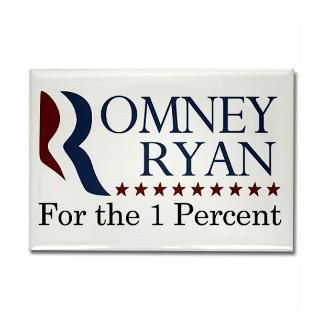 romney ryan for the 1 percent fridge magnet $ 4 65