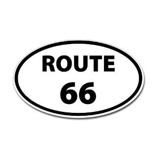 Arizona Bumper Stickers  Route 66 Oval Sticker