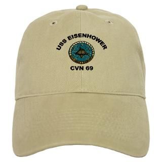 Aircraft Carrier Hats & Caps > USS Eisenhower CVN 69 Baseball Cap