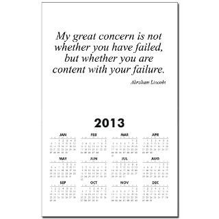 Abraham Lincoln quote 73 Calendar Print for $10.00