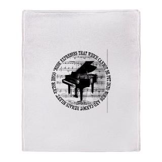 Music Notes Fleece Blankets  Music Notes Throw Blankets