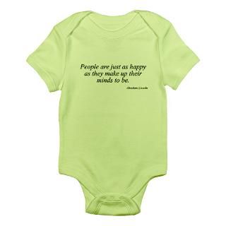 Abraham Lincoln quote 80 Infant Creeper
