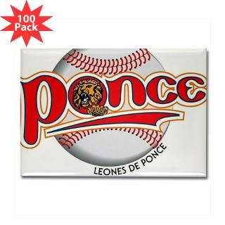 leones ponce Rectangle Magnet (100 pack)