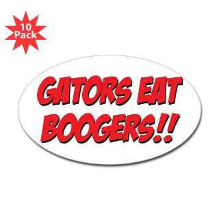 sticker 10 pk $ 24 49 gators eat boogers oval sticker 50 pk $ 82 99
