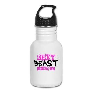 Sexy Beast Mode on Kids Water Bottle