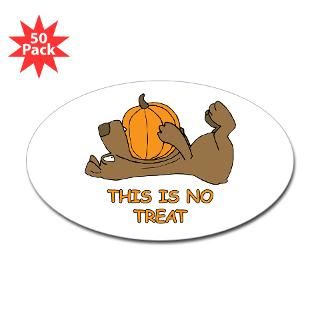 this is no dog treat oval sticker 50 pk $ 83 99