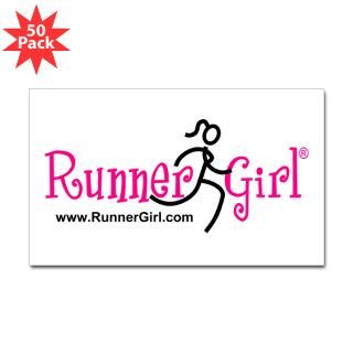 runner girl rectangle sticker 50 pk pbu $ 94 99