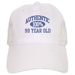 90 Year Old Gifts  90 Year Old Hats & Caps  Authentic 90 Year Old
