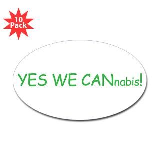 YES WE CANnabis Bumper Sticker (10 pk)