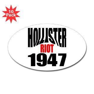 Hollister Riot 1947 Oval Sticker (10 pk)