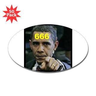 29 99 obama 666 bumper sticker 50 pk $ 105 00 obama 666 oval sticker