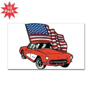 American Flag Car : Classic Hot Rod Muscle Car T shirts and Gifts
