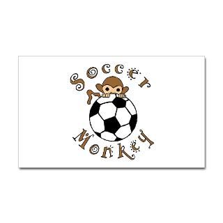 Soccer Monkey Bumper Sticker (10 pk)