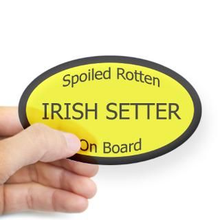 Irish Setter Stickers  Car Bumper Stickers, Decals