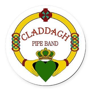 Claddagh Logo PNG.png Round Car Magnet