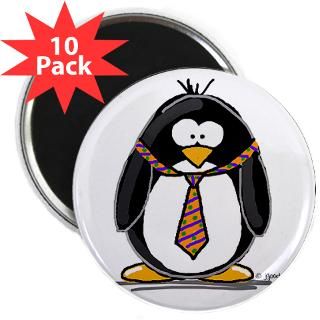 Bad Tie penguin 2.25 Magnet (10 pack)