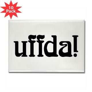 uffda Rectangle Magnet (100 pack)