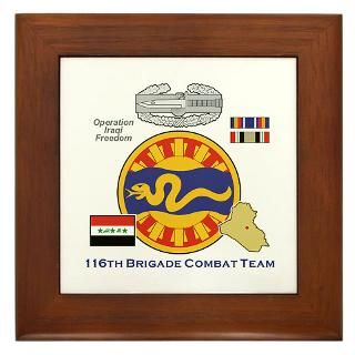 OIF Operation Iraqi Freedom / CAB framed tiles : A2Z Graphics Works