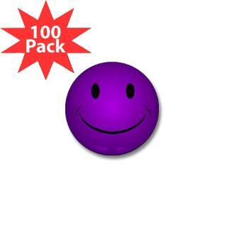 Purple Smiley Mini Button (100 pack) for $125.00