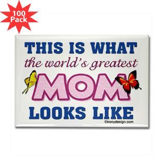 world s greatest mom rectangle magnet 100 pack $ 147 99