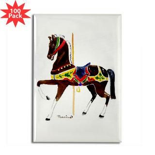 carousel horse rectangle magnet 100 pack $ 159 99