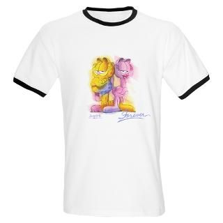 Forever Garfield and Arlene White T Shirt