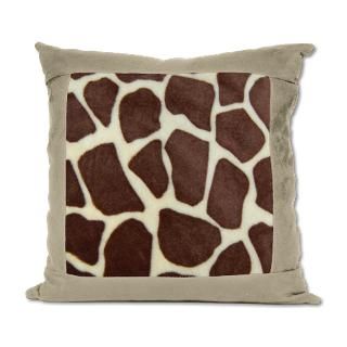 Gifts  Home Decor  Suede Giraffe Print Pillow