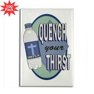 thirst for jesus rectangle magnet 100 pack $ 174 99