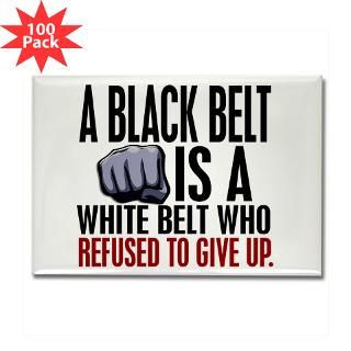 refused to give up black belt rectangle magnet 10 $ 178 99