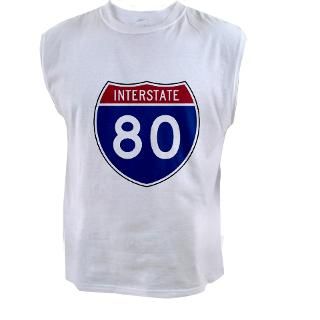 Interstate Highway 80 : Symbols on Stuff: T Shirts Stickers Hats and