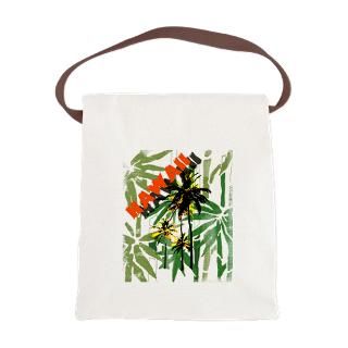 Hawaii Tropical Print Reusable Shopping Bag by hotnfunky