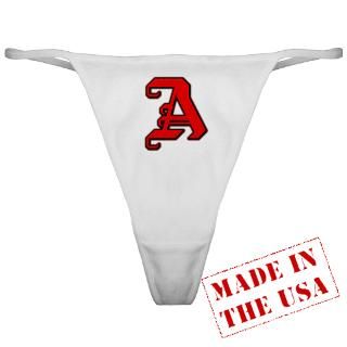 Scarlet Letter   Classic Thong