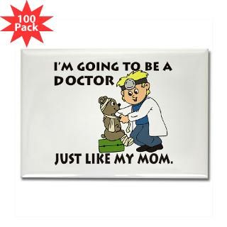 future doctor mom rectangle magnet 100 pack $ 189 99