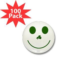 Irish Smiley Face 2.25 Button (100 pack)