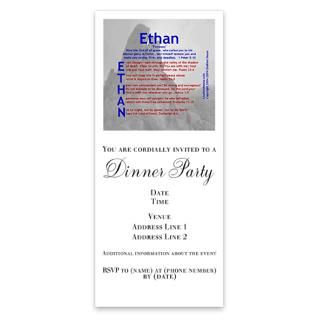 Ethan Acrostic Poem Invitations by Admin_CP1664436
