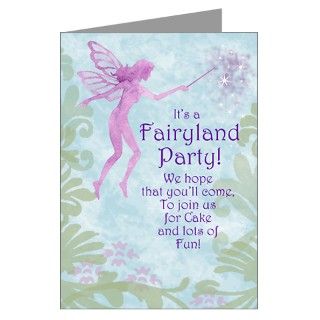  Birthday Greeting Cards  Fairy Birthday Invitations (Pk of 10