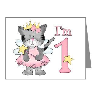 Gifts > 1 Note Cards > Kitty Princess First Birthday Invitations 10pk