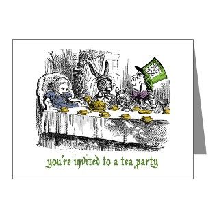 Gifts > A Mad Tea Party Note Cards > Ten Mad Tea Party Invitations