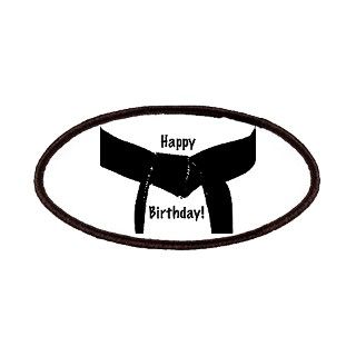 Day Gifts  B Day Patches  Black Belt Birthday Patches