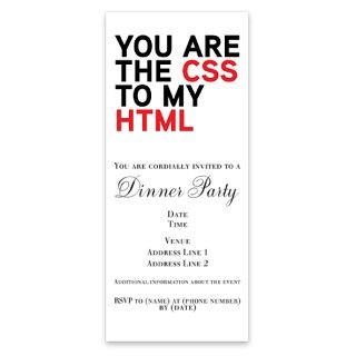 YOU ARE THE CSS TO MY HTML Invitations by Admin_CP1756577
