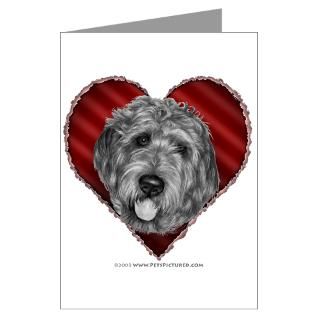 Labradoodle Valentine Greeting Cards (Pk of 20) for