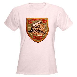 830 Gifts  830 T shirts  USS EVERETT F. LARSON Womens Light T Shirt