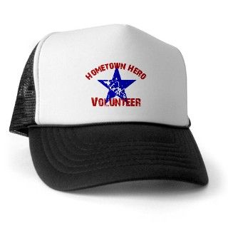 911 Gifts  911 Hats & Caps  Hometown Hero Volunteer Trucker Hat