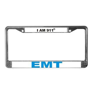 Ems Gifts  Ems Car Accessories  I Am 911 EMS License Plate Frame