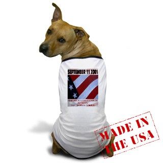 11 Gifts  11 Pet Apparel  9/11 Remembrance Dog T Shirt