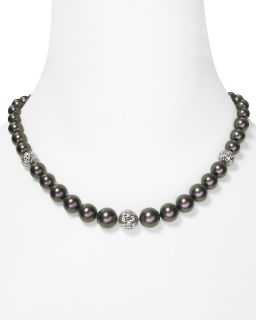Cultured Tahitian Pearl Graduated Necklace, 16