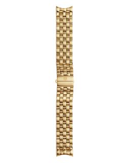  Gold Plated Stainless Steel Bracelet Strap, 20 mm