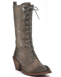 Miss Sixty Blair Lace Up Military Midcalf Boots