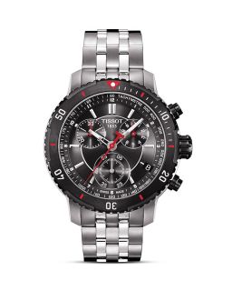 Tissot PRS 200 Mens Black Quartz Sport Watch, 42mm