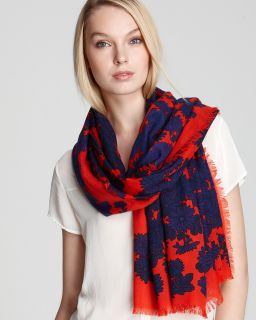 MARC BY MARC JACOBS Onyx Floral Scarf